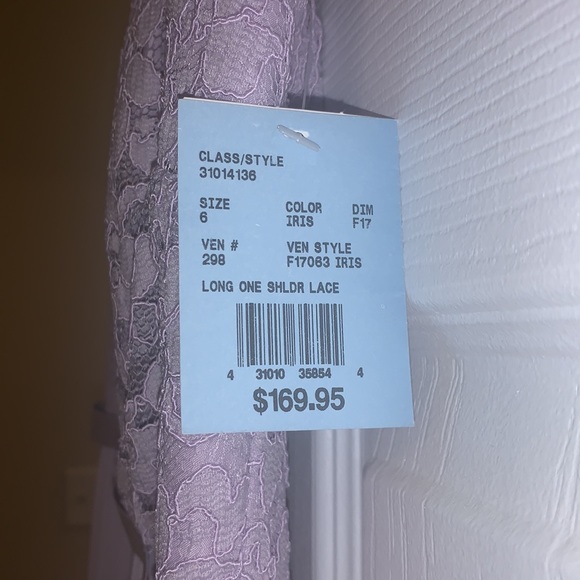 David’s Bridal lilac mesh gown - Picture 6 of 6